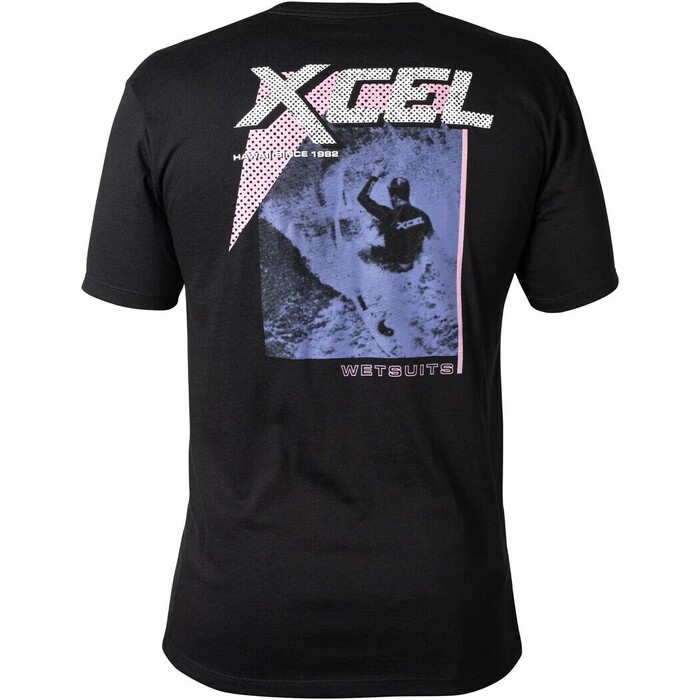 2024 Xcel Hombres Camiseta Throwback MATS5TBK - Black